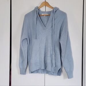 NakedCashmere Light Blue Hooded Sweater